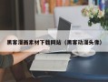 普洱黑客漫画素材下载网站（黑客动漫头像）